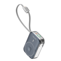 Miccell - Baterías Portátiles de 35 W y 10000 mAh, 3 en 1, con Salida de CA, Soporte y Cable de Carga para iPhone de 20 W