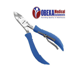 Coupe-ongles professionnel en podologie robuste Pinces à ongles Blue Grip Toe pour ongles épais Outil de soins personnels - Product Image 1