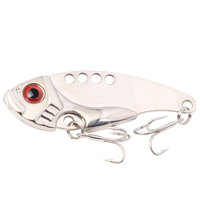 Vente en gros de leurres VIB métalliques à vibrations mixtes, crankbaits à longue aile en plastique dur pour la pêche aux poissons prédateurs, brochet et perche