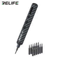 Ensemble de tournevis électrique portable RELIFE E1, 12 embouts de précision