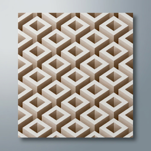 40x40cm Premium Grade Porcelain Parking Tiles Metallic Glaze Imitation Waterproof Wear Resistant Modern for Hall Firebrick - Product Image 1
