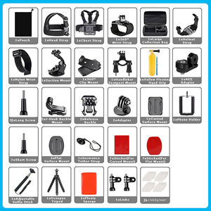 Accessoire de caméra de sport et photo, 84 en 1, Action et vidéo, pour Gopro <span class=keywords><strong>Sony</strong></span> Dji Canon, offre d'usine - Product Image 5