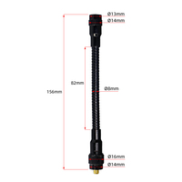 Cable de video flexible impermeable con conector roscado para cámara de inspección industrial, compatible con endoscopios, OEM