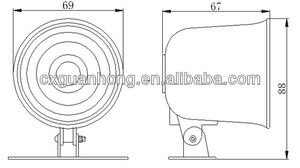 Còi Báo Động Điện Tử 12V Còi Báo Động 118dB Còi Báo Động Xe Hơi - Product Image 5