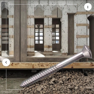 DIN7995 <strong>Stainless</strong> Steel Drywall <strong>Screws</strong> Cross Recessed Oval Head Binding <strong>Wood</strong> <strong>Screws</strong> with M3 M5 M6 M8 Threads for Drywal - Product Image 5