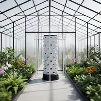 Nouveau système de culture hydroponique automatique à 12 étages pour ananas avec pompe, équipement de plantation sans sol