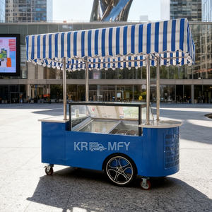 Kiosque de vente de sucettes glacées 2025, remorque alimentaire, tricycles pour la vente de glaces, camion de nourriture - Product Image 3