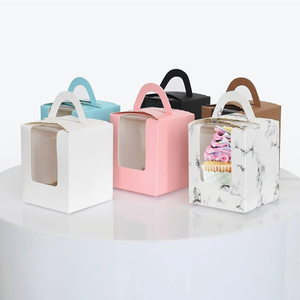 Boîte à gâteau rectangulaire en carton pour mariage oriental <span class=keywords><strong>turc</strong></span>, boîtes à gâteaux d'emballage, design de gâteaux, pâtisserie alimentaire - Product Image 4