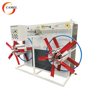 Machine d'extrusion de gaine électrique en PE 16-32 mm, ligne de production de tuyaux de conduit électrique en PE avec <span class=keywords><strong>enrouleur</strong></span> à double disque - Product Image 4