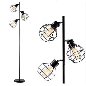 Lampadaire rétro en fer avec LED et télécommande Design créatif pour salon, bureau, chambre à coucher - Product Image 2