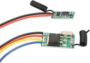 Dc5v 24V Transmitter mini chuyển đổi không tiếp xúc nhỏ PCB board 433Mhz nhúng RF điều khiển từ xa chuyển đổi kit bao gồm DC6V 36V <span class=keywords><strong>Receiver</strong></span> - Product Image 2
