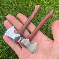 Hache miniature en acier inoxydable de haute qualité, fabriquée à la main, pour le camping en plein air, en vente