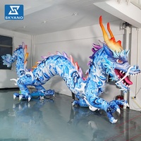 Modèle de dragon gonflable géant personnalisé pour la publicité commerciale, les festivals en plein air et la décoration d'événements