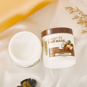 Huile de coco hydratante, lisse et améliorant la texture des cheveux crépus et abîmés, après-shampoing - Product Image 3