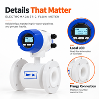 Débitmètre électromagnétique Fullkon à plaque froide pour circulation de liquide, refroidissement de pipeline d'eau DN10/15, certifié RoHS pour centre de données
