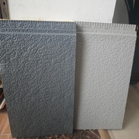 Panneau sandwich en métal gaufré, panneau d'isolation thermique, idéal pour les murs extérieurs, les villas préfabriquées et les revêtements de bâtiments