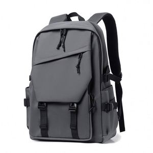 Sac à dos de cyclisme Flying Fashion en cuir véritable avec cadre externe, grande capacité, pour collégiens et couples - Product Image 5