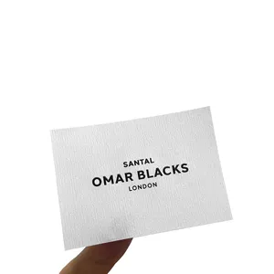 Hoge Textuur Linnen Parfum <span class=keywords><strong>Label</strong></span> Custom Logo Goud Printen Reliëf Parfum <span class=keywords><strong>Label</strong></span> Luxe Textuur Etiketten Waterdicht Voor Verpakking - Product Image 1