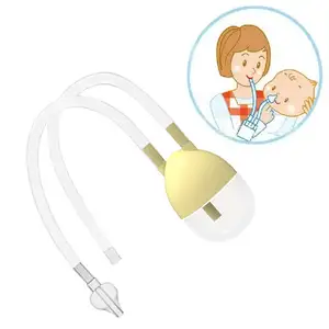 Cleaning Clean Infant Irrigator Care Nasal Aspirator Syringe Organic Tool Tube Infant Silicone Baby Ear Nose Cleaner