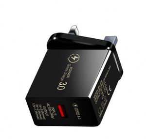 Single Port 3A QC3.0 USB Wall Charging Android Mobile Travel <b>Adapter</b> for Smartphone Fast Charging Head - Product Image 6