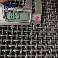 Maille de protection ondulée en fil de ressort 65mn de 1'', 2'', 3/8'', 1/8'' pour concasseur, usage intensif