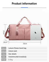 Sacs de voyage et de sport personnalisés pour femmes, grande capacité, imperméables, pour la danse, le week-end, la nuit, la gym et le fitness