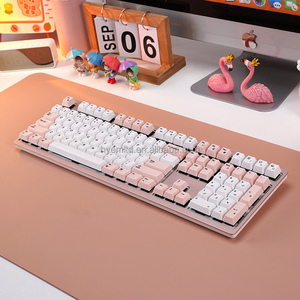 New HengYu Wireless Cherry Axis <b>USB</b> Type-C 108-<b>Key</b> Triple-Mode Silent Mechanical Gaming Full Size Anti-Ghosting No Backlit Tripl - Product Image 1