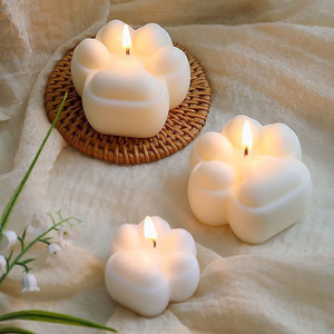 Cat Paw Silicone <b>Mold</b> 5.8x5.4x3.2 Cm Flexible Food Safe For Cake Chocolate <b>Candle</b> Making - Product Image 2