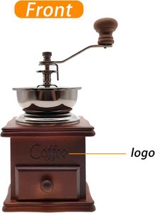 เครื่องบดกาแฟมือหมุน Pengrui Mini Eco-Friendly ทำจากไม้ พร้อมแกนบดเซรามิก ความจุ 30 กรัม - Product Image 2