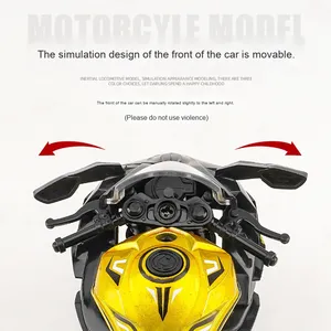 โมเดลรถมอเตอร์ไซค์ Kawasaki ZC 1:50 Inspire ของเล่นสำหรับเด็ก ของขวัญสำหรับขายส่งต่างประเทศ ผลิตจากโลหะทนทาน จำนวนมาก - Product Image 6
