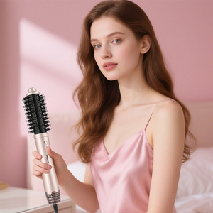 3 In 1 Curling And Straightening Comb With Hot Air Negative Ion Hair Care Quick Voluminous Styling Tool Multi Functional - Product Image 1