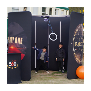 ตู้โชว์โชว์360เหนือหัวแบบโค้งสำหรับฉากหลังเครื่องแบบ all-in-one อุปกรณ์งานปาร์ตี้ตู้สปินเนอร์สำหรับถ่ายภาพบนท้องฟ้า360 - Product Image 1