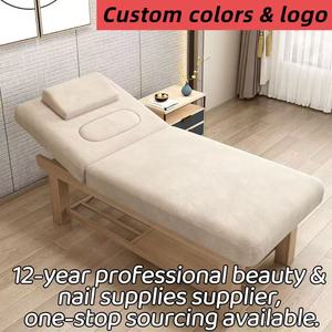 Lettino da Massaggio Pieghevole Ergonomico in Legno Massello Mason, Comodo e Portatile, per Centri Estetici e <span class=keywords><strong>Spa</strong></span>, Design Moderno per Uso Commerciale - Product Image 3