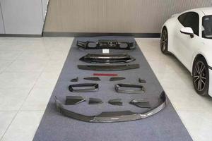 Cocok untuk Porsche 911 992 BS Style Carrera <span class=keywords><strong>Diffuser</strong></span> depan belakang turbin Kit badan karbon kering kualitas tinggi - Product Image 2