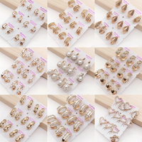 250921 XUPING Bijoux pour Femmes Boucles d'Oreilles Tendance Vente en Gros Zircon Artificiel Plaquées Or 18 Carats Bijoux à la Mode Créoles