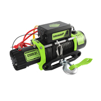 Treuil électrique 11000 LB à alimentation directe d'usine avec corde en nylon et télécommande sans fil pour véhicules ATV et UTV