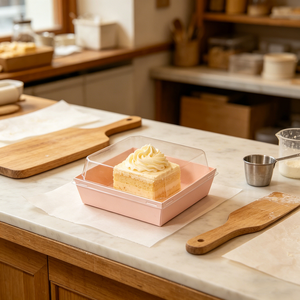 Scatole <span class=keywords><strong>Rosa</strong></span> per <span class=keywords><strong>Pasticceria</strong></span> e Salumi all'Ingrosso, Confezioni da 4 Pollici per Dessert e Prodotti da Forno - Product Image 2