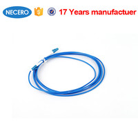 Cordon de brassage fibre optique Necero LC-LC monomode multimode simplex pour usage intérieur, gaine extérieure PVC/PE, 1m 2m 3m 5m