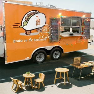 2025 Fast Food Truck Top Quality Solar Cooking <b>Equipment</b> High Quality Mobile Hand Push Food Truck From China Supplier - Product Image 1