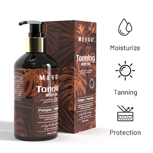 <span class=keywords><strong>Aceite</strong></span> Bronceador Corporal MEVOV 250ml, Aceites Naturales Hidratantes, Realza el <span class=keywords><strong>Bronceado</strong></span>, Tonos Más Oscuros, Cuidado de la Piel para Playa y Verano, Prolonga el <span class=keywords><strong>Bronceado</strong></span>, OEM - Product Image 3