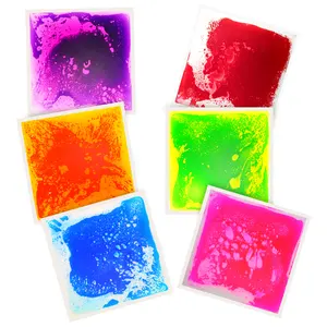 Parco giochi per bambini decorativo per interni colore plastica liquido mobile piastrelle per pavimenti in Gel asilo pavimenti liquidi Non tossici