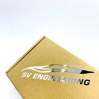 Etiqueta metálica autoadhesiva personalizada para coche, Logo en relieve 3D, pegatina de Metal para portátil y Notebook