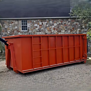 Доступны по индивидуальному заказу, 20 ярдов, 40 ярдов, Штабелируемый крепежный контейнер для твердых отходов большой грузоподъемности с проушином крана - Product Image 4