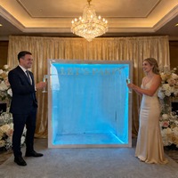 Pavillon de photographie personnalisable pour mariages et fêtes, toile de fond pour pavillon