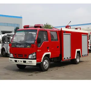 日本の有名ブランド3500リットル消防トラック水タンク都市/森林消防救助車