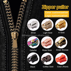 جودة عالية بالجملة مصنع المعادن سحاب مجتذب المنزلق استبدال حقيبة يد الحرفية الخياطة - Product Image 6