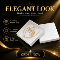 Boîte à bijoux rigide blanche en carton, boîte cadeau personnalisée avec logo, emballage carré pour montre, lunettes
