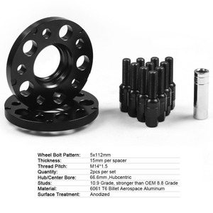 แหวนรองขยายขนาด M14*1.5 พร้อมสลักเกลียว สำหรับดุมล้อรถยนต์ Audi Q5 อะแดปเตอร์และสเปเซอร์ล้อ - Product Image 5