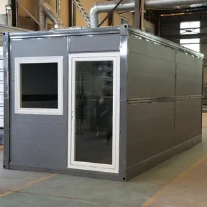 Hoge Kwaliteit Opvouwbare Kantoor Modulaire Lage Kosten Huisvesting Opvouwbare Geprefabriceerde Huizen Prefab Huis Container Huis