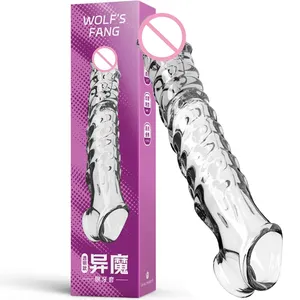 पुरुषों के लिए पुनः प्रयोज्य मुर्ग की आस्तीन को वाइब्रेटर लिंग की अंगूठी के साथ स्खलन में देरी होती है - Product Image 2